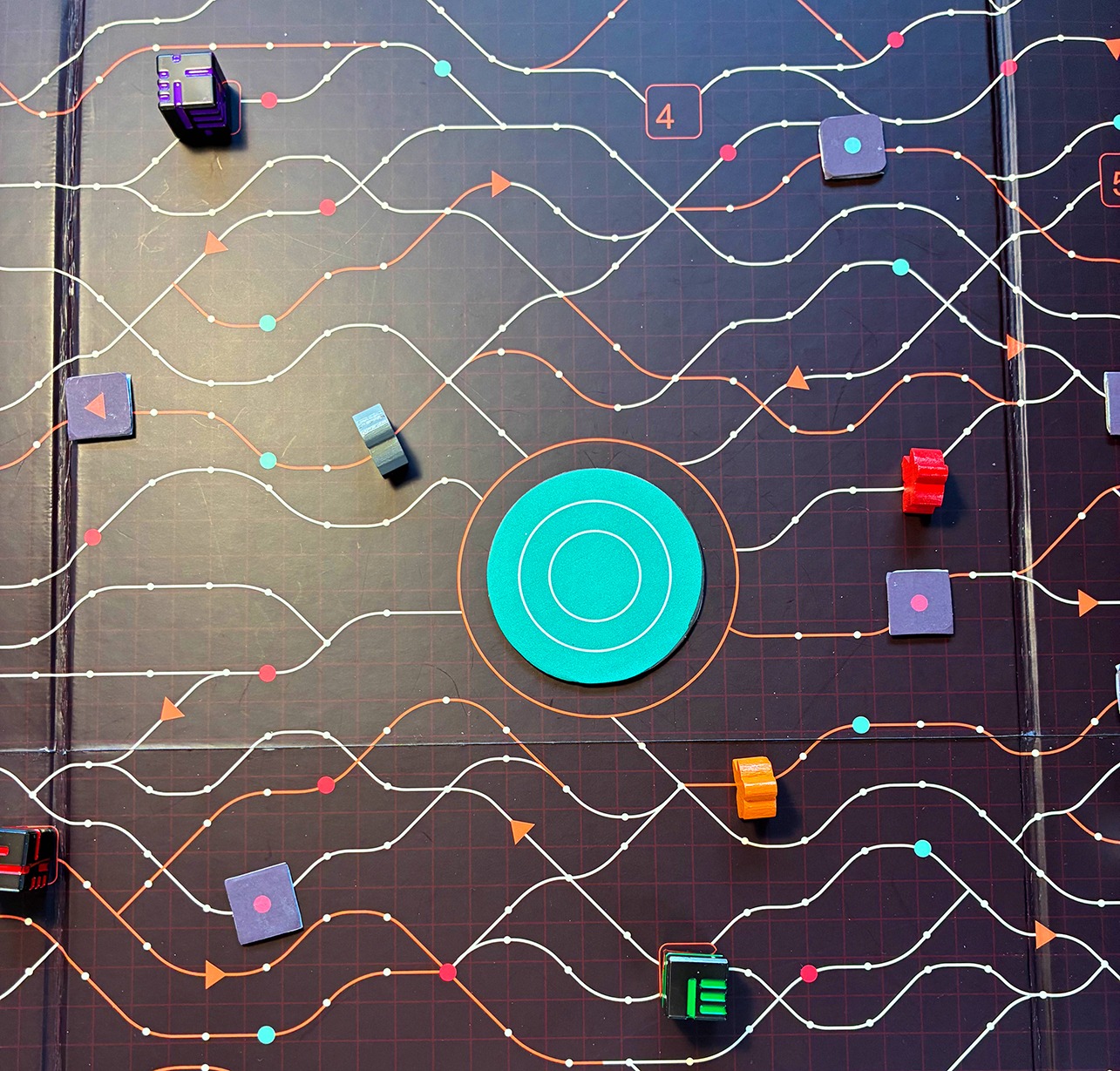 Antiverse board close-up