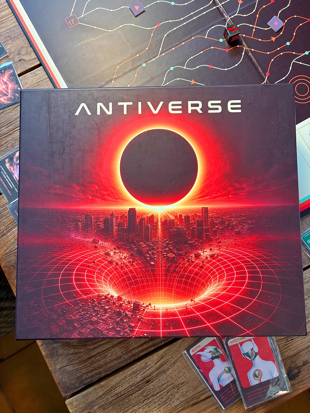 Antiverse box front